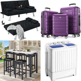 Pallet – 15 Pcs – Unsorted, Luggage, Living Room, Vacuums – Customer Returns – Homfa, SEGMART, Zimtown, INSE