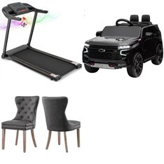 Pallet – 3 Pcs – Vehicles, Living Room, Exercise & Fitness – Customer Returns – Sesslife, Subrtex, MaxKare