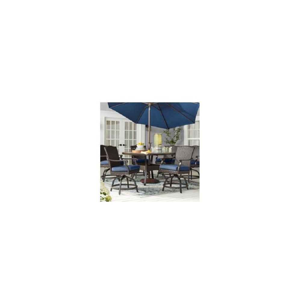Member's mark agio heritage 7pc woven outlet dining set