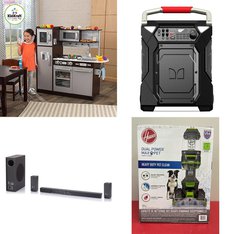 Pallet - 14 Pcs - Portable Speakers, Vacuums, Vehicles, TV Stands, Wall Mounts & Entertainment Centers - Customer Returns - Onn, Hoover, Bell'O, Klipsch