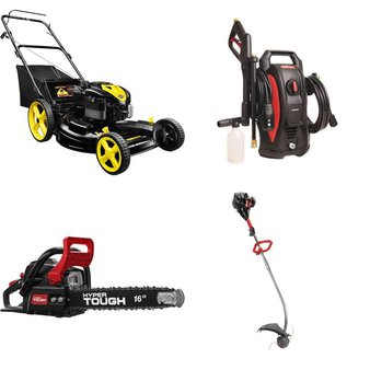 Pallet – 12 Pcs – Pressure Washers, Other, Trimmers & Edgers, Mowers – Customer Returns – Hyper Tough, Ozark Trail, Brute