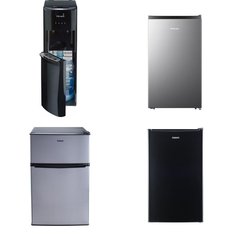 Pallet - 5 Pcs - Bar Refrigerators & Water Coolers, Refrigerators - Customer Returns - Galanz, Primo Water, HISENSE