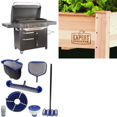 Pallet - 3 Pcs - Grills & Outdoor Cooking, Pools & Water Fun, Accessories - Customer Returns - North Atlantic Imports LLC, Ningbo Pool Equipment, Expert Gardener