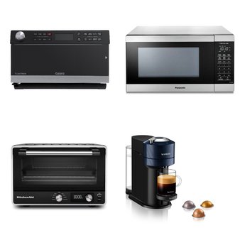 Pallet – 15 Pcs – Microwaves, Bar Refrigerators & Water Coolers – Open Box Customer Returns – Galanz, Hamilton Beach, Primo, Panasonic