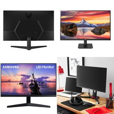 Pallet – 38 Pcs – Monitors, Unsorted – Customer Returns – Onn, LG, ACER, Samsung