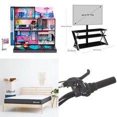 2 Pallets - 18 Pcs - Cycling & Bicycles, Dolls, Mattresses, TV Stands, Wall Mounts & Entertainment Centers - Overstock - L.O.L. Surprise!, Next Bicycles, Allswell
