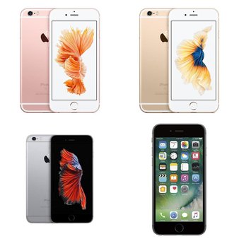 7 Pcs – Apple iPhone 6S – Refurbished (GRADE A – Unlocked) – Models: 3A511LL/A, MN1E2LL/A, 3C109LL/A,, 3A510LL/A