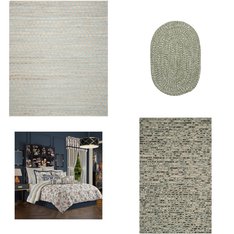 6 Pallets - 125 Pcs - Decor, Bedding Sets, Bath, Rugs & Mats - Mixed Conditions - Unmanifested Kitchen and Fixtures, Madison Park, Unmanifested Home, Window, and Rugs, Safavieh
