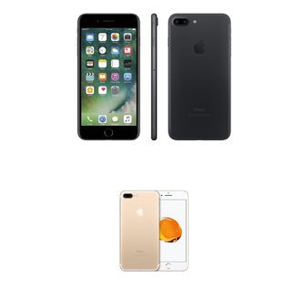 6 Pcs – Apple iPhone 7 Plus – Refurbished (GRADE A – Unlocked) – Models: MNQH2LL/A, MNQK2LL/A