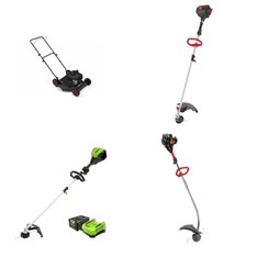 Pallet - 14 Pcs - Trimmers & Edgers, Mowers, Patio & Outdoor Lighting / Decor, Other - Customer Returns - Hyper Tough, Mm, GreenWorks Tools, Ozark Trail