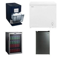 Pallet - 6 Pcs - Bar Refrigerators & Water Coolers, Refrigerators, Freezers, Ice Makers - Customer Returns - Galanz, HISENSE, Curtis International, Arctic King