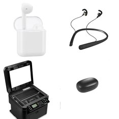 Pallet - 113 Pcs - In Ear Headphones, Laser, All-In-One, Accessories - Customer Returns - Onn, onn., Canon, License 2 Play