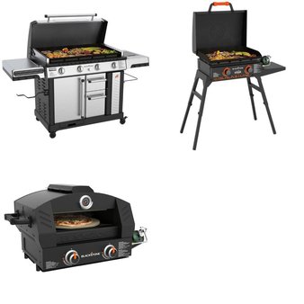 Pallet – 3 Pcs – Grills & Outdoor Cooking – Customer Returns – Blackstone