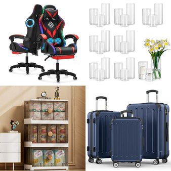 Pallet – 11 Pcs – Luggage, Unsorted, Storage & Organization, Decor – Customer Returns – Travelhouse, Sunbee, Karramlili, Glasseam