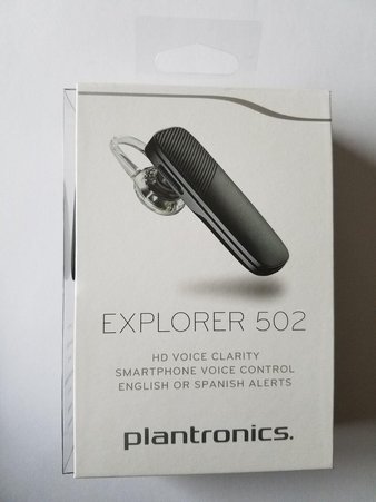25 Pcs – Plantronics 203621-60 Explorer 502 Bluetooth Wireless Headset – Black – Like New, Open Box Like New – Retail Ready