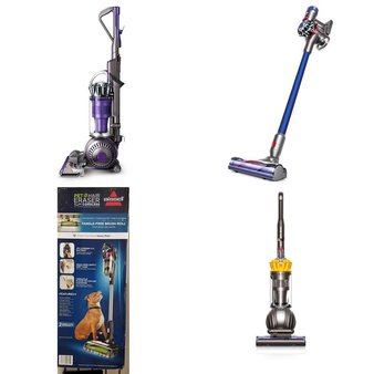 Pallet – 14 Pcs – Vacuums – Damaged / Missing Parts / Tested NOT WORKING – Hoover, Shark, Dyson, Bissell