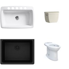 Pallet - 16 Pcs - Hardware, Kitchen & Bath Fixtures - Customer Returns - Kohler, ELKAY, Toto, Standard Plumbing Supply - Drop Ship