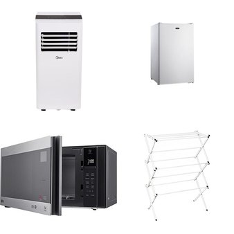 Pallet – 6 Pcs – Air Conditioners, Refrigerators – Customer Returns – Midea, Sunbeam, Hamilton Beach, LG