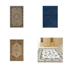 CLEARANCE! 6 Pallets - 461 Pcs - Rugs & Mats, Curtains & Window Coverings, Decor, Bedding Sets - Mixed Conditions - Unmanifested Home, Window, and Rugs, Safavieh, Madison Park, Regal Home Collections, Inc.