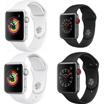 300 Pcs – Apple Watch Gen 3 – Refurbished (GRADE A) – Models: MTF22LL/A, MTEY2LL/A, MTGH2LL/A, MTGT2LL/A