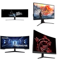Pallet – 34 Pcs – Monitors – Damaged / Missing Parts / Tested NOT WORKING – LG, Samsung, MSI, ACER