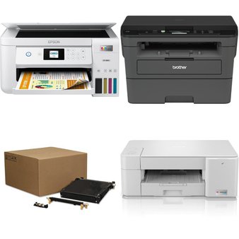 CLEARANCE! Pallet – 84 Pcs – Ink, Toner, Accessories & Supplies, Security & Surveillance – Open Box Customer Returns – Canon, Green Project, EPSON, Eufy