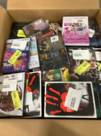 1 Parcel Box – 123 Pcs – DVD Discs – NEW/SEALED Products – Walmart