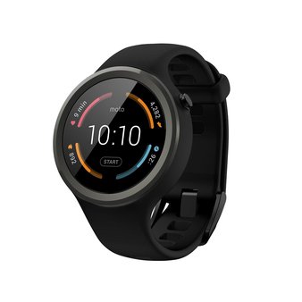 38 Pcs – Motorola 00865NARTL Moto 360 Sport Smartwatch 45mm Silicone – Black – Refurbished (GRADE A) – Smartwatches
