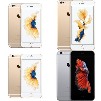 12 Pcs – Apple iPhone 6S – Refurbished (GRADE B – Unlocked – White Box) – Models: MKRE2LL/A, MKW72LL/A, MKRP2LL/A, MKW92LL/A – Smartphones