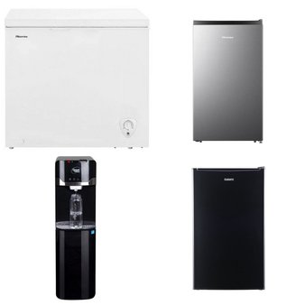 Pallet – 8 Pcs – Bar Refrigerators & Water Coolers, Refrigerators, Freezers – Customer Returns – HISENSE, Great Value, Galanz