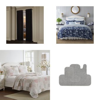 6 Pallets – 2110 Pcs – Curtains & Window Coverings, Decor, Bath, Sheets, Pillowcases & Bed Skirts – Like New or New Customer Returns – JC Penney