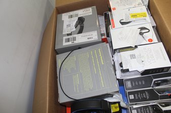 1 Parcel Box – 42 Pcs – Over Ear Headphones – OPEN BOX UNTESTED RETURNS – Walmart