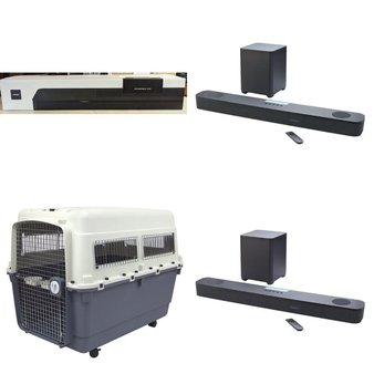 Pallet – 19 Pcs – Speakers, Monitors, Car Seats, CD Players, Turntables – Customer Returns – onn., Onn, LG, Safety 1st