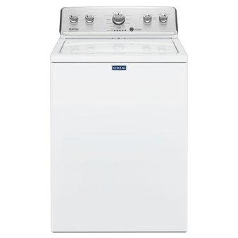 Lowes – Pallet – Maytag MVWC465HW 3.8 cu. ft. High-Efficiency White Top Load Washing Machine with Deep Fill Option – New Damaged Box (Scratch & Dent)