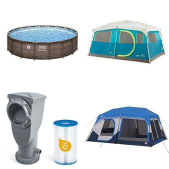 6 Pallets – 156 Pcs – Camping & Hiking, Pools & Water Fun, Unsorted – Customer Returns – Ozark Trail, Coleman, Ozark, Igloo