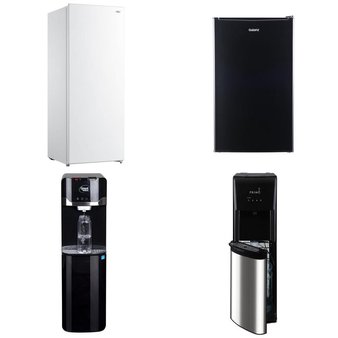 Pallet – 5 Pcs – Bar Refrigerators & Water Coolers, Refrigerators, Freezers – Customer Returns – Galanz, Primo, Great Value, Arctic King