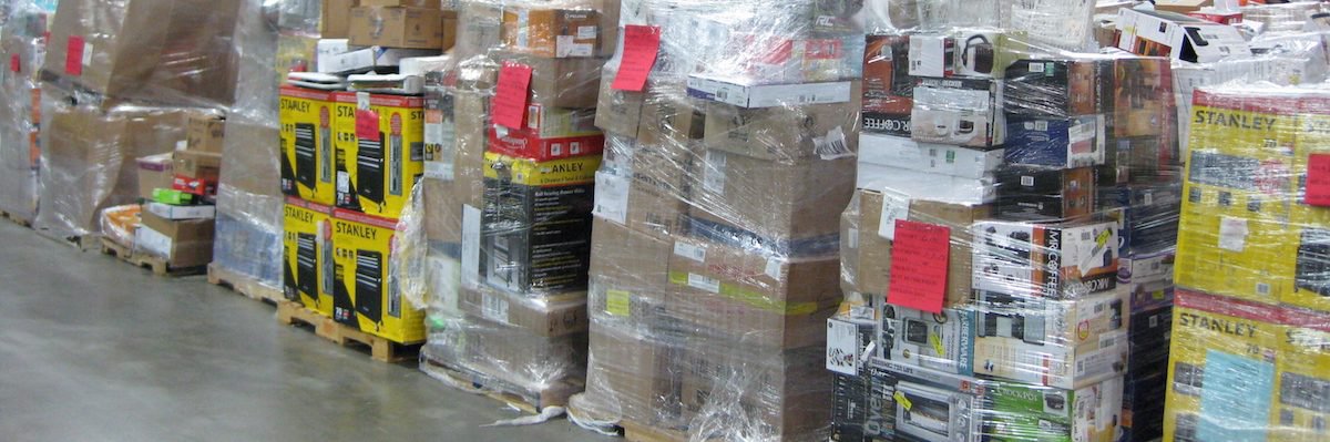 pallets in warehouse