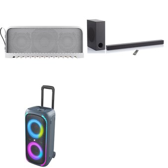 Pallet – 12 Pcs – Portable Speakers, Speakers – Customer Returns – Jabra, onn.