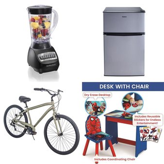 Flash Sale! 2 Pallets – 25 Pcs – Food Processors, Blenders, Mixers & Ice Cream Makers, Kids, Cycling & Bicycles, Bar Refrigerators & Water Coolers – Overstock – Hamilton Beach, Galanz, Huffy, Marvel