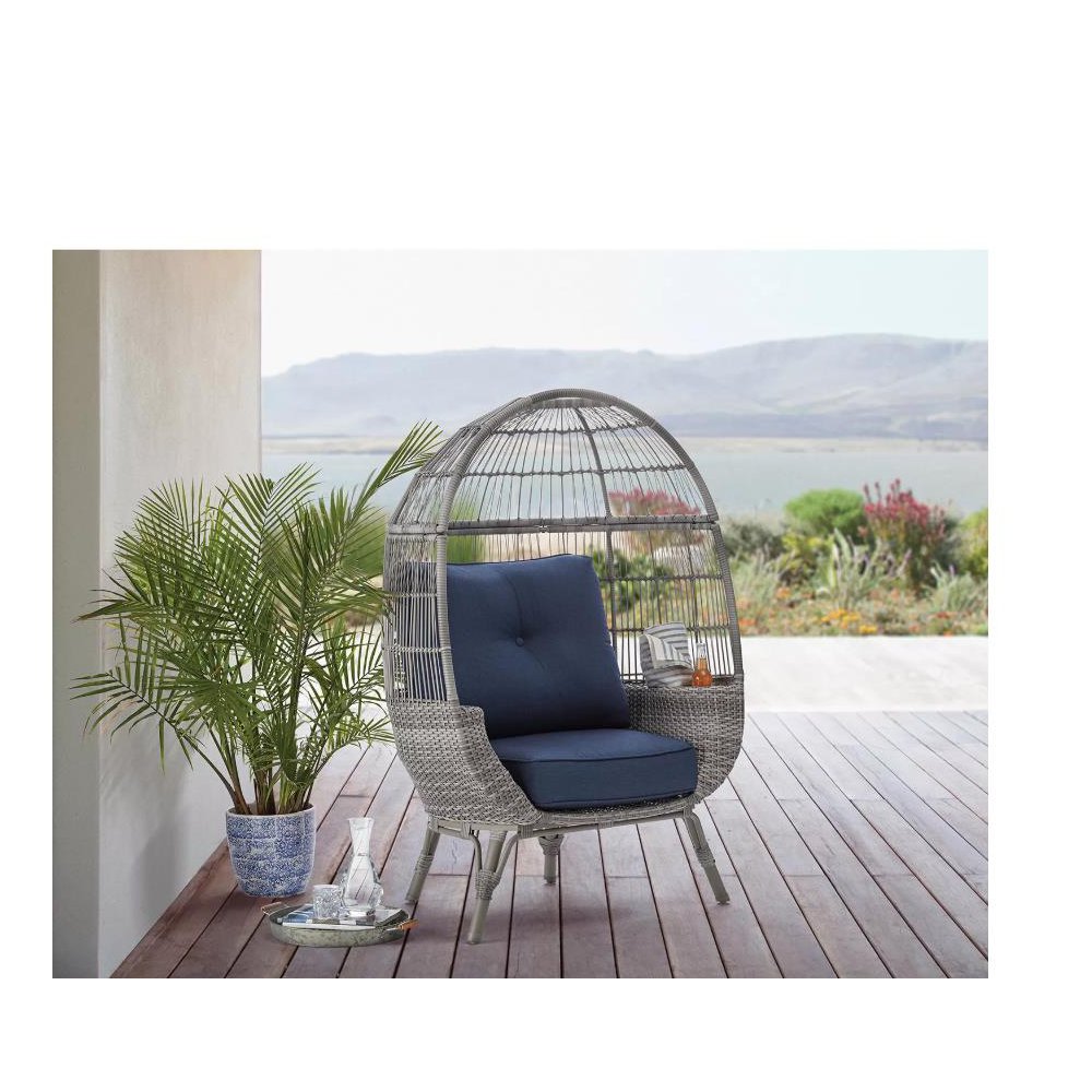 Walmart Pallet Member s Mark FRS10279 Stationary Egg Chair Grey Customer Returns Member s Mark