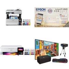 Pallet - 8 Pcs - Projector, All-In-One, Laser, PSU/Power Supplies - Customer Returns - iLive, EPSON, Brother, CyberPower