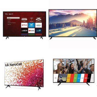 22 Pcs – LED/LCD TVs – Refurbished (GRADE A) – TCL, RCA, LG, HISENSE