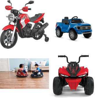 Pallet – 5 Pcs – Vehicles – Customer Returns – Best Ride on Cars, Huffy, Adventure Force, Flybar