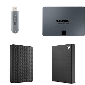 14 Pcs – Computer Storage & Hard Drives – Refurbished (GRADE A) – Models: 100003560, SRD0VN2, MZ-77Q1T0B/AM, STEA4000400
