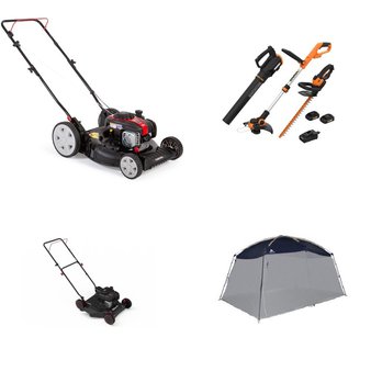 Pallet – 8 Pcs – Mowers, Patio & Outdoor Lighting / Decor, Trimmers & Edgers, Other – Customer Returns – Hyper Tough, Mm, Worx, Black Max