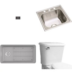 Pallet - 14 Pcs - Hardware, Kitchen & Bath Fixtures - Customer Returns - Kohler, Toto, ELKAY, ProFlo