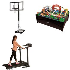 Pallet - 4 Pcs - Outdoor Sports, Exercise & Fitness, Vehicles, Trains & RC - Customer Returns - Spalding, Exerpeutic, KidKraft