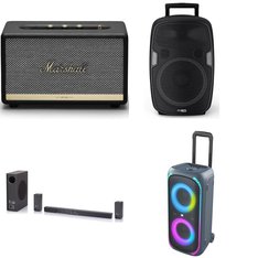 Pallet - 17 Pcs - Speakers, Portable Speakers - Open Box Customer Returns - JUSTICE, onn., Onn, Altec Lansing