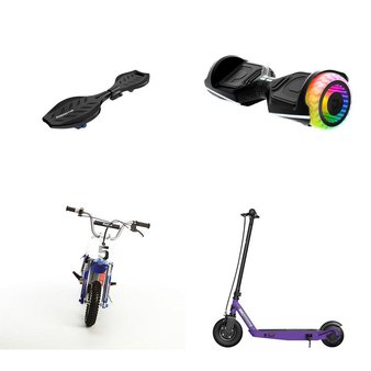 Pallet – 12 Pcs – Powered, Not Powered, Cycling & Bicycles, Baby Toys – Customer Returns – Razor, Little Tikes, Jetson, Razor Power Core
