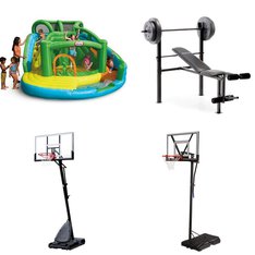 Pallet - 6 Pcs - Outdoor Sports, Exercise & Fitness - Customer Returns - Lifetime, Spalding, CAP Barbell, Marcy Pro